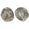 Image 1 : Bogota, Colombia, cob 8 reales, 1655, assayer PoRS, rare, PCGS XF40.