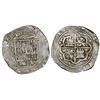 Image 1 : Toledo, Spain, cob 8 reales, Philip II, assayer M-in-circle below mintmark oT to left.