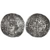 Image 1 : Toledo, Spain, cob 4 reales, Philip II, assayer M above mintmark T to left.
