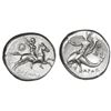 Image 1 : Calabria, Tarentum, AR didrachm, ca. 281-240 BC, "boy on dolphin," NGC Ch VF, strike 4/5, surface 4/