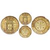 Image 1 : Brazil (Rio mint), gold moeda (4000 reis), Joao Prince Regent, 1808, six-petal florettes flanking da