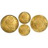 Image 1 : Bogota, Colombia, gold bust 8 escudos, Charles III, 1776JJ, dot between J's, PCGS MS64, finest known