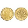 Image 1 : Popayan, Colombia, gold bust 1 escudo, Charles IV transitional (bust of Charles III, ordinal IV/III)