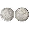Image 1 : Medellin, Colombia, 5 decimos, 1869, PCGS AU details / cleaned.