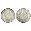 Image 1 : Popayan, Colombia, 5 decimos, 1874, re-punched 18, fineness 0,835/0,900, rare PCGS VF20, finest know