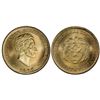 Image 1 : Colombia, 50 centavos, 1963, mint error struck on aluminum-bronze alloy planchet, PCGS MS 67, ex-Eld