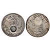 Image 1 : Costa Rica, 2 reales, "lion" countermark (Type VI, 1849-57) on a Great Britain shilling, George IV, 