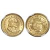 Image 1 : Costa Rica (struck at the Philadelphia mint), gold 2 colones, 1915, Columbus, NGC MS 65.