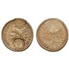 Image 1 : San Miguel, Costa Rica, copper-nickel 1 centavo token, double countermark for Francisco Pinto (ca. 1