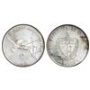 Image 1 : Cuba, silver proof PIEFORT 10 pesos, 1990, Eleventh Pan American Games (Havana, 1991) - High Jump, N