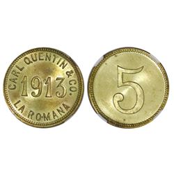 La Romana, La Altagracia, Dominican Republic (struck by Scovill Manufacturing, Waterbury, Connecticu