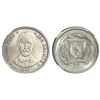 Image 1 : Dominican Republic (struck at the Philadelphia mint), copper-nickel 1/2 peso, 1981, struck on a US 5