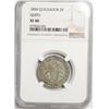 Image 2 : Quito, Ecuador, 2 reales, 1834GJ, NGC XF 40.