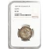 Image 2 : Quito, Ecuador, 2 reales, 1839MV, NGC VF 35.