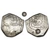 Image 1 : Guatemala, 8 reales, sun-over-mountains countermark (Type II, 1839) on pillars side of a Guatemala c
