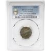 Image 2 : Calcutta, India (British), copper-nickel original proof 1 anna, George VI, 1947, short trefoils in c
