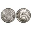 Image 1 : Mexico City, Mexico, pillar 1 real, Philip V, 1740MF, rosettes bracketing denomination.