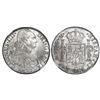 Image 1 : Mexico City, Mexico, bust 8 reales, Charles IV, 1791FM, NGC MS 61.