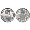 Image 1 : Zacatecas, Mexico, bust 8 reales, Ferdinand VII, 1820AG, NGC MS 61.