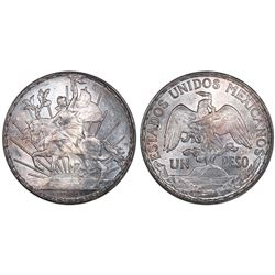 Mexico City, Mexico, 1 peso  caballito,  1910, PCGS MS62.