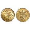 Image 1 : Zeeland, Netherlands, gold 7 gulden (1/2 golden rider), 1760, NGC MS 62+.