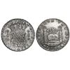 Image 1 : Lima, Peru, pillar 8 reales, Charles III, 1766JM, dot over left mintmark only.