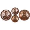 Image 1 : Potosi, Bolivia, bronze medal, 1825, Simon Bolivar and Cerro de Potosi, NGC MS 61 BN.