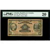 Image 1 : Bogota, Colombia, Republica de Colombia, 10 pesos oro, 22-3-1938, series B, serial 139704, PMG VF 20