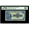 Image 1 : Bogota, Colombia, Banco de la Republica, 5 pesos oro, 1-1-1928, series M, serial 4841322, PMG VF 30.