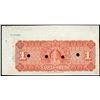 Image 2 : San Salvador, El Salvador, Banco Salvadoreno, 1 peso specimen, 1-10-1915, series E.