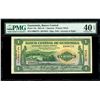 Image 1 : Guatemala, Banco Central, 1 quetzal, 17-3-1934, serial E909775 / 3874824, PMG XF 40 EPQ.
