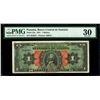 Image 1 : Panama, Banco Central de Emision, 1 balboa, series of 1941, serial 034527, "Arias" note, PMG VF 30.