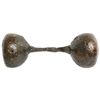 Image 1 : Small iron barshot (unique design), ex-early 1700s wreck.