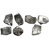 Image 2 : Lot of seven Mexico City, Mexico, cob 8 reales, Charles II, assayers G and L (where visible).