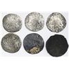 Image 2 : Lot of six Dutch ducatoons (both Spanish portrait type and United "rider" type), some uncleaned as f