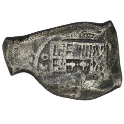 Mexico City, Mexico, cob 8 reales, Philip V, assayer not visible.