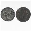 Image 2 : Lot of two Dutch East India Co. copper duits: Holland 1742 and Utrecht 1746.