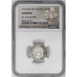 Lot of three Mexico City, Mexico, pillar 1R, Philip V, all NGC genuine / El Cazador: 1741MF, 1742M a