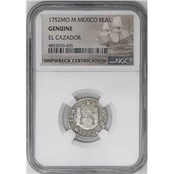 Lot of three Mexico City, Mexico, pillar 1R, Ferdinand VI, all NGC genuine / El Cazador: 1752M, 1753