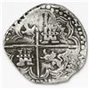 Image 2 : Potosi, Bolivia, cob 4 reales, Philip IV, assayer P/T (ca. 1622), quadrants of cross transposed.