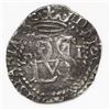 Image 1 : Potosi, Bolivia, cob 1/2 real, Philip II, assayer R (Rincon) to left, mintmark P to right.
