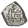 Image 2 : Potosi, Bolivia, cob 2 reales, 1757q.