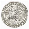 Image 2 : Burgos, Spain, 1 real, Ferdinand-Isabel, mintmark B below yoke and arrows, ermine and Jerusalem cros