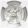 Image 2 : Ionia, Miletus, AR drachm, ca. early 3rd century BC, type of Alexander III (the Great), NGC AU.