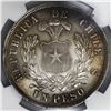 Image 2 : Santiago, Chile, 1 peso, 1889, NGC MS 63.