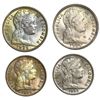 Image 1 : Lot of four Colombia copper-nickel minors: two 5 centavos, 1935 (one Philadelphia, one Bogota); two 