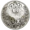 Image 2 : Costa Rica, 2 reales, Liberty head / ceiba tree double countermark (Type III, 1845) on a Madrid, Spa