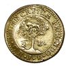 Image 2 : Costa Rica, gold 1/2 escudo, "lion" double countermark (Type VI, 1849-57) on a Costa Rica (Central A