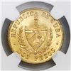 Image 2 : Cuba (struck at the Philadelphia mint), gold 2 pesos, 1916, NGC MS 62.