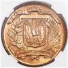 Image 2 : Dominican Republic, 1 centavo, 1941, NGC MS 66 RD.